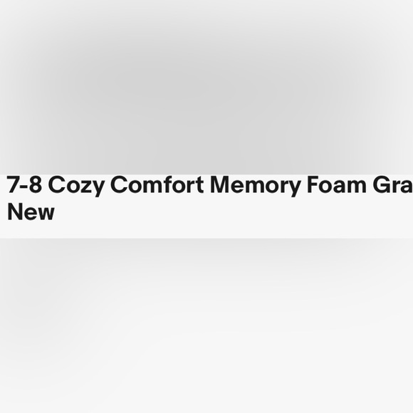 Mens DEARFOAMS Slippers Size Small 7-8 Cozy Comfort Memory Foam Gray New - Picture 10 of 11